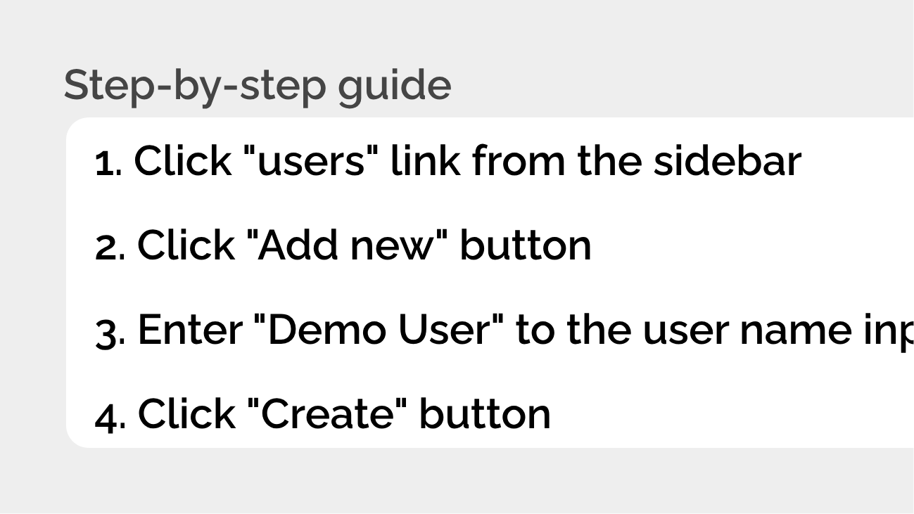 Step 2: Paste your guide